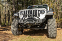 Thumbnail for Rugged Ridge HD Bumper Stubby Front 07-18 Jeep Wrangler JK 18-20 Jeep Wrangler JL 2020 JT