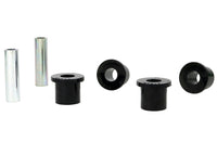 Thumbnail for Whiteline Plus 97-05 Nissan Frontier D22 2WD Rear Spring Eye and Shackle Bushing