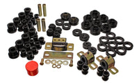 Thumbnail for Energy Suspension 76-79 Jeep CJ/CJ7 Black Hyper-Flex Master Bushing Set
