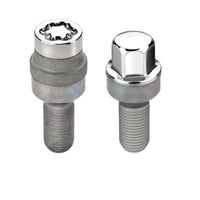 Thumbnail for McGard 5 Lug Hex Install Kit w/Locks (Radius Seat Bolt) M14X1.5 / 17mm Hex / 28.1mm Shank L - Chrome