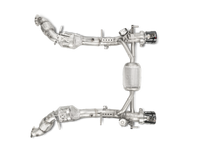 Thumbnail for Akrapovic 16-17 Ferrari 488 GTB/488 Spyder Slip-On Line (Titanium) w/ Carbon Tips