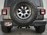 Thumbnail for aFe Rebel Series 2.5in. 304 SS C/B Exhaust System 2018 Jeep Wrangler (JL) V6-3.6L - Polished Tip