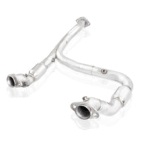 Thumbnail for Stainless Works 15-18 F-150 3.5L Downpipe 3in High-Flow Cats Y-Pipe Factory Connection
