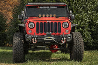 Thumbnail for Rugged Ridge 07-18 Jeep Wrangler JK Arcus Front Bumper Set w/Tray & Hooks