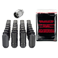 Thumbnail for McGard 8 Lug Hex Install Kit w/Locks (Cone Seat Nut) M14X2.0 / 13/16 Hex / 2.25in. Length - Black