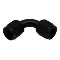 Thumbnail for DeatschWerks 6AN Flare Female Swivel 90-Degree to 6AN Flare Female Swivel - Anodized Matte Black