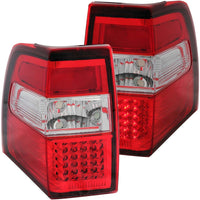 Thumbnail for ANZO 2007-2014 Ford Expedition LED Taillights Red/Clear