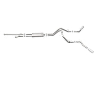 Thumbnail for MagnaFlow Cat-Back 10-15 Toyota Tundra SC LB / CC SB 4.6L/5.7L V8 SS 2.5 Dual Split Rear 4in Tip