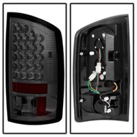 Thumbnail for Spyder Dodge Ram 02-06 1500/Ram 2500/3500 03-06 LED Style Tail Lights Smoke ALT-YD-DRAM02-LED-SM