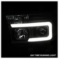 Thumbnail for Spyder 08-13 Toyota Sequoia Projector Headlights - Light Bar DRL - Black PRO-YD-TTU07V2-LB-BK