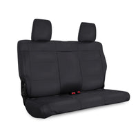 Thumbnail for PRP 07-10 Jeep Wrangler JK Rear Seat Covers/2 door - All Black
