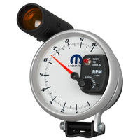 Thumbnail for Autometer Mopar 5in / 10k RPM / Pedestal Mount White Tachometer w/ Shift Light