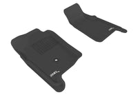 Thumbnail for 3D MAXpider 1998-2011 Ford Ranger Regular Cab/Supercab Kagu 1st Row Floormat - Black