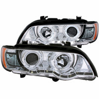 Thumbnail for ANZO 2000-2003 BMW X5 Projector Headlights w/ Halo Chrome