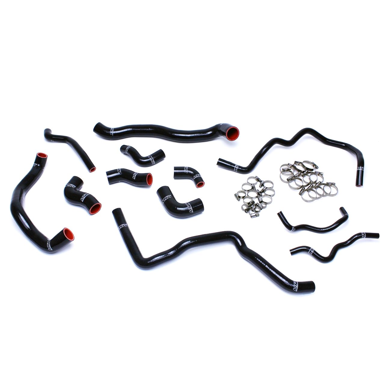 HPS Reinforced Black Silicone Radiator + Heater Hose Kit Coolant for Audi 06-08 A3 2.0T Turbo FSI Left Hand Drive