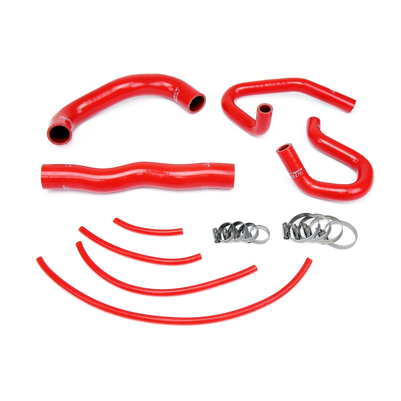 HPS Reinforced Red Silicone Radiator + Heater Hose Kit Coolant for Hyundai 13-14 Genesis Coupe 2.0T Turbo 4Cyl