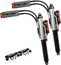Thumbnail for Fox Ford Raptor 3.0 Factory Series 12.27in External QAB P/B Reservoir Rear Shock Set - Blk