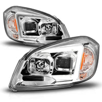 Thumbnail for ANZO 05-10 Chevrolet Cobalt / 07-10 Pontiac G5 LED Projector Headlights Black Housing