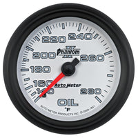 Thumbnail for AutoMeter Gauge Oil Temp 2-5/8in. 140-280 Deg. F Mechanical Phantom II