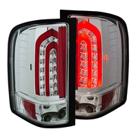 Thumbnail for ANZO 2007-2013 Chevrolet Silverado 1500 LED Taillights Chrome