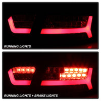 Thumbnail for Spyder 09-12 Audi A6 LED Tail Lights - Black (ALT-YD-AA609-LED-BK)