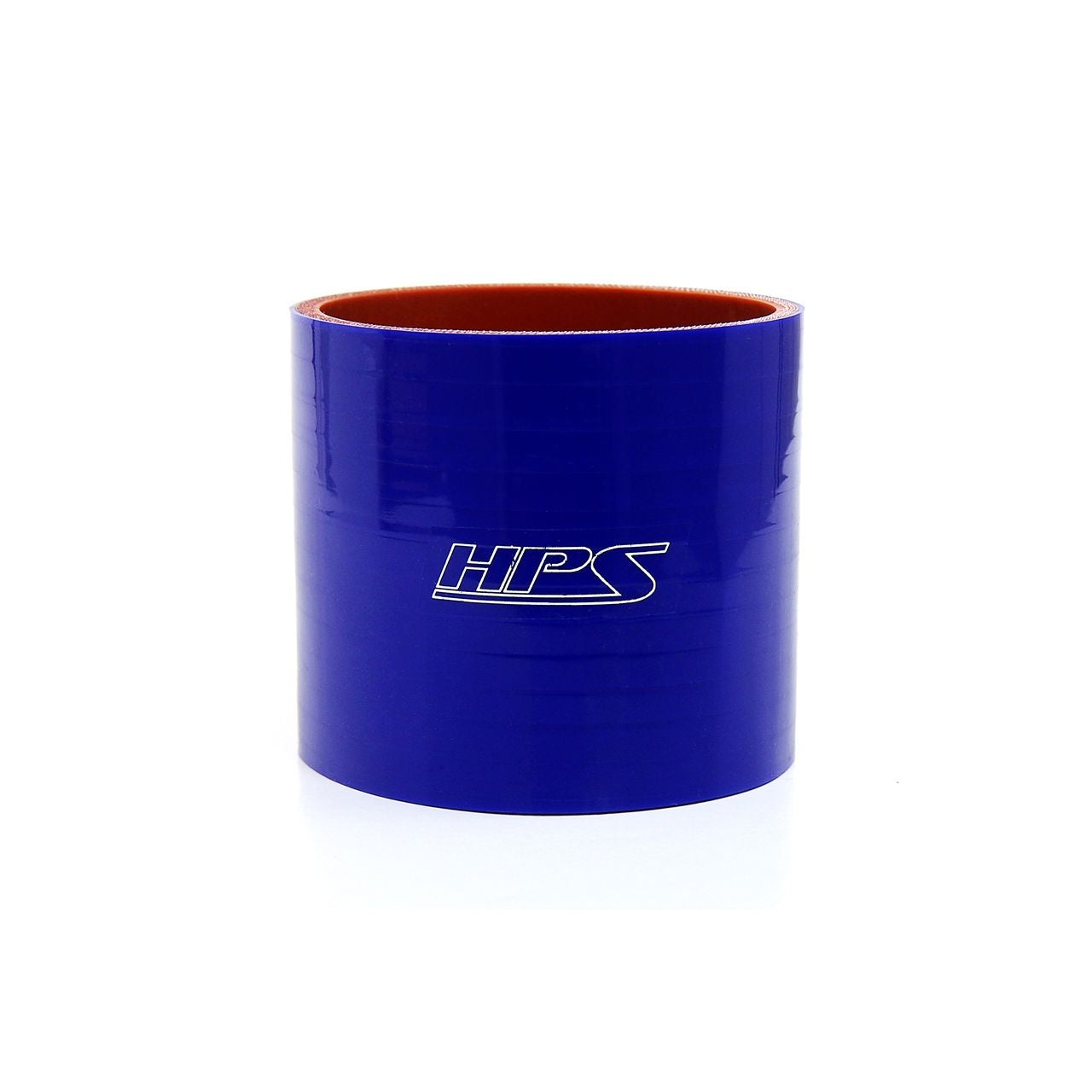 HPS 4-1/8" ID , 3" Long High Temp 4-ply Reinforced Silicone Straight Coupler Hose Blue (105mm ID , 76mm Length)