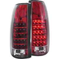 Thumbnail for ANZO 1999-2000 Cadillac Escalade LED Taillights Red/Clear