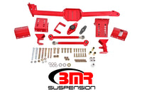 Thumbnail for BMR 05-14 S197 Mustang Body Mount Watts Link Rod End/Poly w/ Adj. Axle Clamps - Red