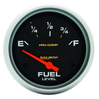 Thumbnail for AutoMeter Gauge Fuel Level 2-5/8in. 0 Ohm(e) to 90 Ohm(f) Elec Pro-Comp