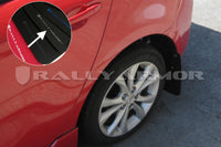 Thumbnail for Rally Armor 10-13 Mazda3/Speed3 (Hatch/Sedan) Black UR Mud Flap w/Silver Logo
