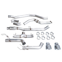 Thumbnail for AWE Tuning 22+ Honda Civic Si/Acura Integra Track Edition Catback Exhaust - Dual Chrome Silver Tips