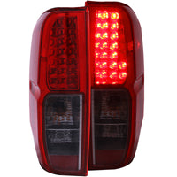 Thumbnail for ANZO 2005-2008 Nissan Frontier LED Taillights Red/Smoke