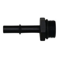 Thumbnail for DeatschWerks 10AN ORB Male to 3/8in Male EFI Quick Connect Adapter - Anodized Matte Black