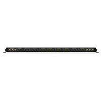 Thumbnail for Go Rhino Xplor Blackout Combo Series Sgl Row LED Light Bar w/Amber (Side/Track Mount) 31.5in. - Blk