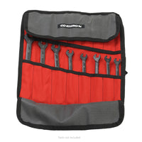 Thumbnail for Go Rhino XVenture Gear Tool Wrench Roll - Small (3.5x3.5in. Closed) 12oz Waxed Canvas - Black