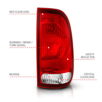 Thumbnail for ANZO 1997-2003 Ford F-150 Taillight Red/Clear Lens (OE Replacement)
