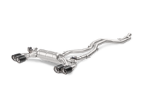 Thumbnail for Akrapovic 16-17 BMW M2 F87 (Excl M2 Competition) Evolution Line Cat Back (Titanium) w/Carbon Tips