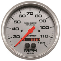 Thumbnail for Autometer Marine Silver Ultra-Lite 5in 120mph GPS Speedometer