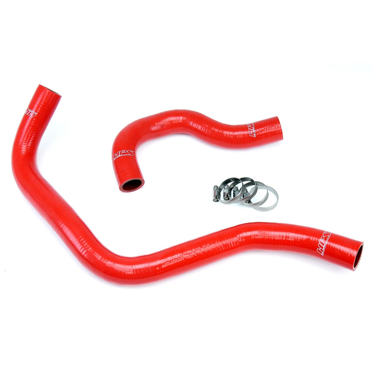 HPS Red Reinforced Silicone Radiator Hose Kit Coolant for Acura 90-93 Integra B18 B20