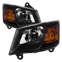 Thumbnail for xTune Dodge Grand Caravan 08-10 OEM Style Headlights-Black HD-JH-DGC08-AM-BK