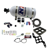 Thumbnail for Nitrous Express Dominator Single Entry Billet Crossbar RNC Nitrous Kit (250-750HP) w/10lb Bottle