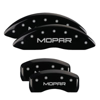 Thumbnail for MGP 4 Caliper Covers Engraved Front & Rear C5/Corvette Black finish silver ch