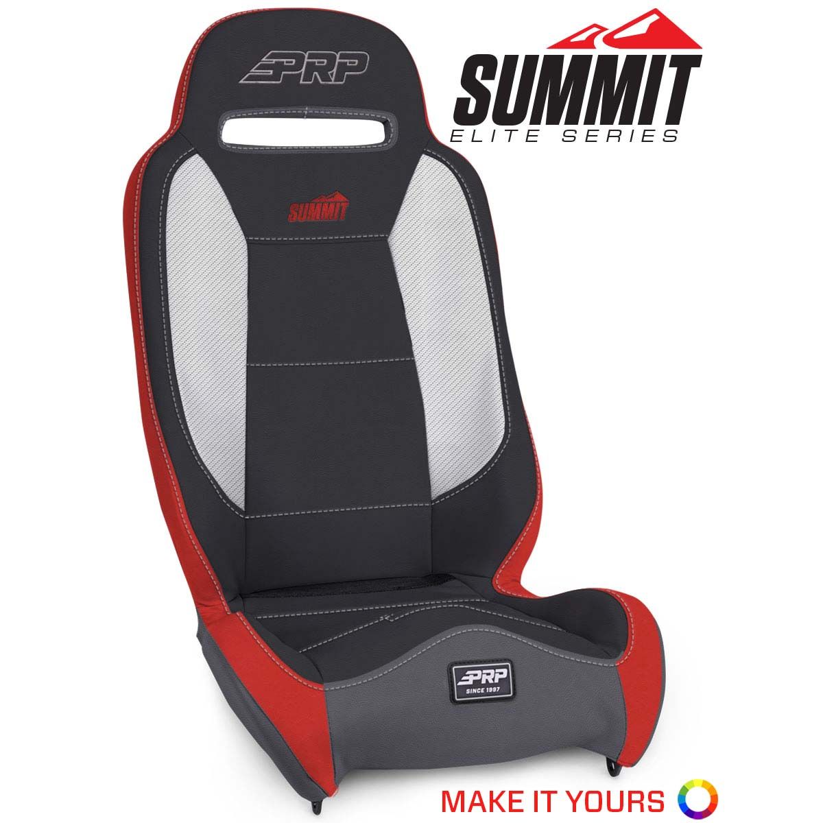 PRP Summit Elite 4In. Extra Tall / Extra Wide Suspension Seat