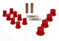 Thumbnail for Energy Suspension Jeep Spring Bushing Set - Red