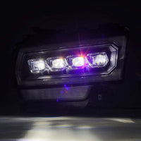 Thumbnail for AlphaRex 19-21 Ram 2500 NOVA LED Proj Headlights Plank Style Black w/Activ Light/Seq Signal/DRL
