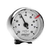 Thumbnail for Autometer Autogage 3-3/4in White 8000 RPM Pedestal Mount Tachometer