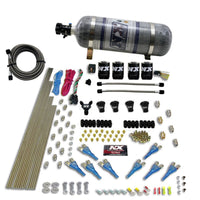 Thumbnail for Nitrous Express Pro-Shk/Gas 4 Solenoids Nitrous Kit (250-650HP) w/Composite Bottle