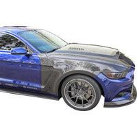 Thumbnail for Anderson Composites 15-16 Ford Mustang GT 350 Style Carbon Fiber Front Fenders