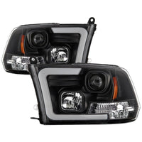 Thumbnail for Spyder 09-16 Dodge Ram 1500 Ver 2 Proj Headlight - Light Bar Turn Signal - Blk - PRO-YD-DR09V2-SB-BK