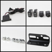 Thumbnail for Spyder Toyota FJ Cruiser 07-14 Fog Lights With LED Daytime Running Lights w/swch Blk FL-DRL-TFJ07-BK